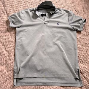 Gray Ralph Lauren Performance Polo